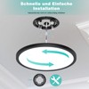 LED Ceiling Light Flat Round Ceiling Light - 18 W