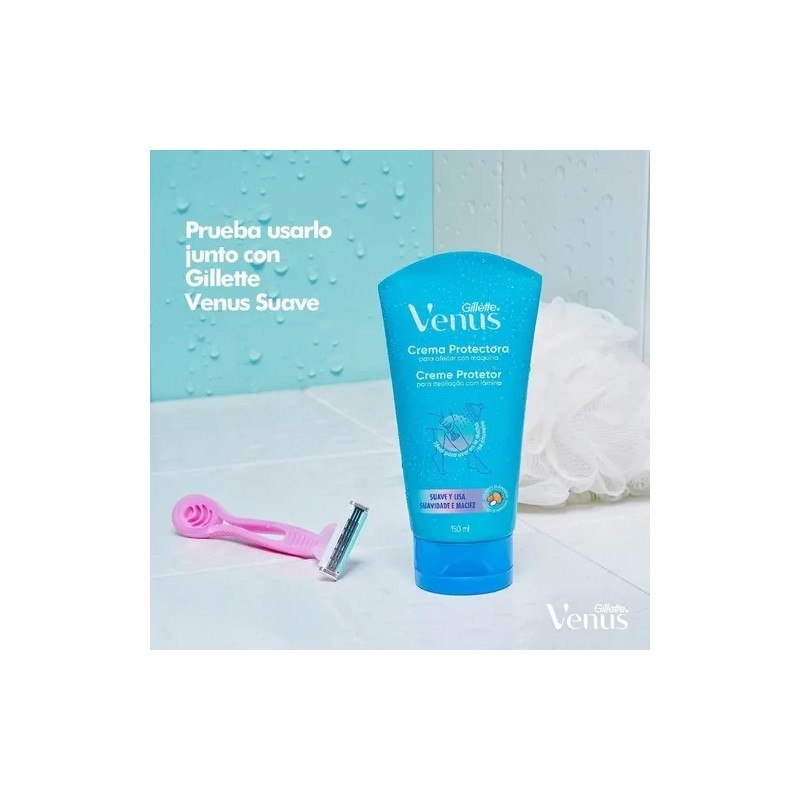 Venus Crema De Afeitar Mujer Con Aceite De Almendras 150ml