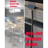 Rear Grease Drainage System for Blackstone Griddle, Equipped with Rear