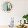 Zensounding Easter Rabbit Decorative Ornament Resin Vine Weaving Effect Rabbit