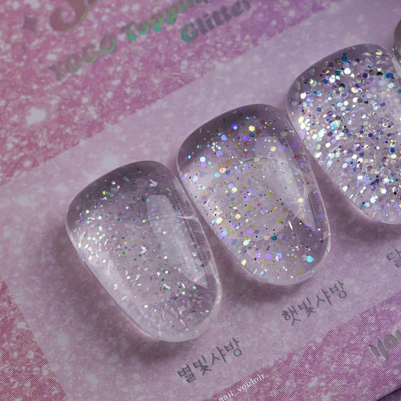 yoga Yogo Mayo Shabang Shabang Glitter Gel Topping Gel 4-piece