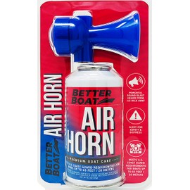 Large 3.5oz Marine Safety Air Horn, Very Loud Handheld Fog Horn, Compressed Can 3.5oz for Boating and Walking Safety