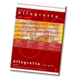 Allegretto Watercolour Pad Fine Rough 150 g/m² DIN A4 10 Sheets