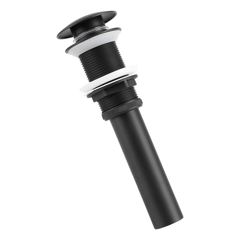 Kitchen Bathroom Basin Sink Solid Brass Popup Drain Stopper Black