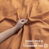 JELLYMONI Burnt Orange Duvet Cover Queen Size - 100% Washed