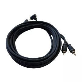 SoundQubed Twisted OFC 12ft 2-Channel RCA For Car Audio Installation