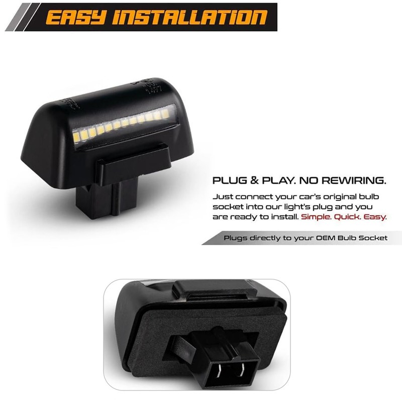 2Pcs For Ford Transit MK5 MK6 MK7 Connect 1985-2014 LED
