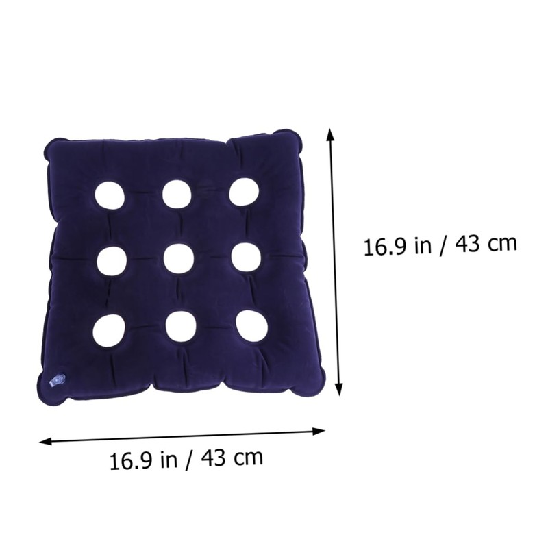 Ciieeo Inflatable Wheelchair Seat Cushion Back Support Comfortable Chair Pad