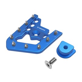 NICECNC Blue Foot Brake Pedal Lever Pad Extender Compatible with Yamaha Raptor 700 2013-2024, Raptor 700R 2016-2024, Raptor 700R SE 2013-2016 2018-2024
