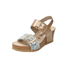 Mephisto Women's Lissia Wedge Sandal, Platinum, 12