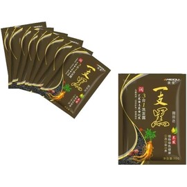 Castaño - 10 PACK Shampoo Tinte Instantaneo Para Cabello Cubre Canas Natural Jengibre 300 ml- Champú Instant Hair Color Para Teñir El Cabello 3 En 1 C
