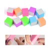 AKOAK 10 Pcs Tofu Block Nail File, Manicure Polish Block,