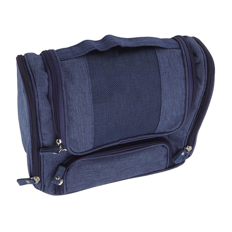 Toiletry Bag Portable Handheld Design 300D Cationic Waterproof Makeup Storage