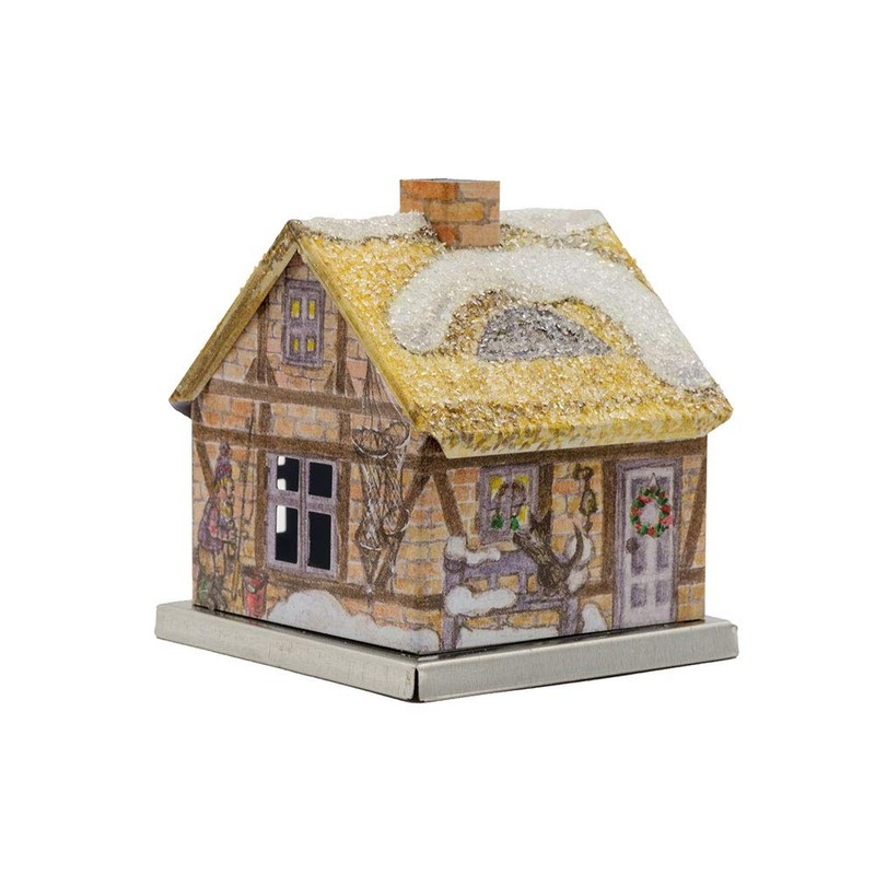 KNOX Metal Smoking House - Brick House in Winter -