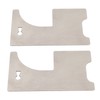 2 PCS Firefighter Door Opener Tool 0.7mm Thick Multifunctional Stainless