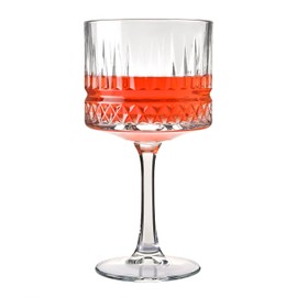 Pasabahce Premium Vintage Extra Large Coupe Glasses Set of 4 - Extra Large Goblet Exclusive Gin,Margarita,Wine, Cocktail, Champagne Glasses- Crystal Design - 16,9 Oz Long Stem Glassware