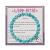 ARHTF Work Bestie Gifts for Women - Amethyst Beads Bracelet