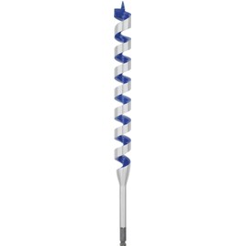 IRWIN WeldTec Auger Wood Drill Bit 1-1/4" X 17" (3043015), Black
