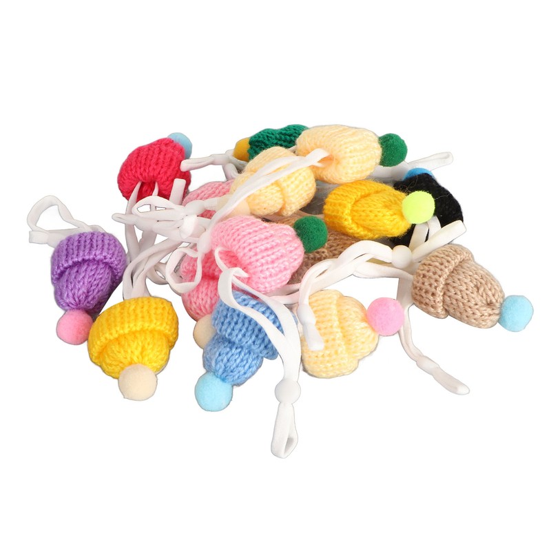 15pcs Small Christmas Knit Hats Exquisite Innovative Cute Stylish Small