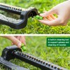 FANHAO Oscillating Sprinkler for Yard, Garden and Flower Beds, Covers