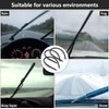 Hsthe Sea 4Pcs 28" Wiper Blade Refills Windscreen Wiper Rubber