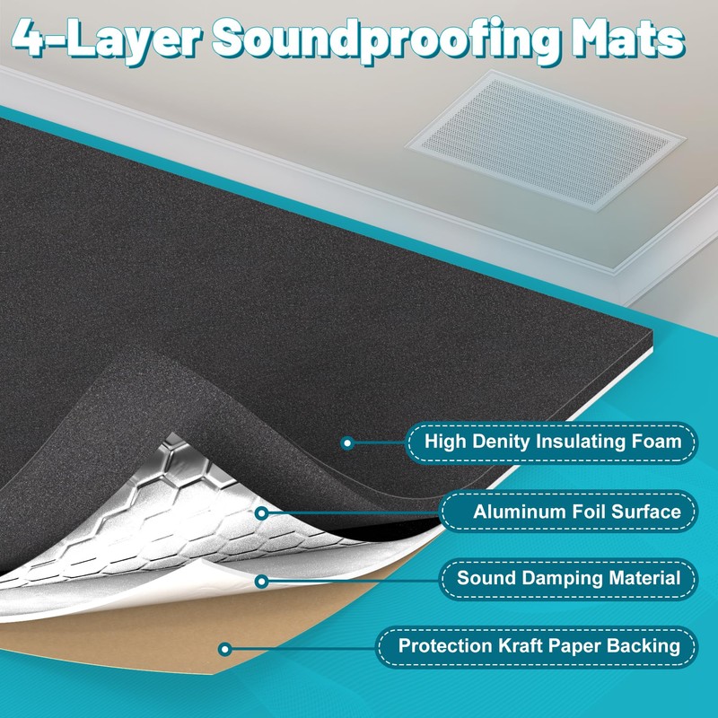 Chiligent Sound Deadening Kit for Vent, 2 Pcs Enhanced Sound