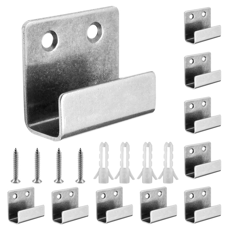 Luomorgo 10 Pcs Tile Display Wall Hanger, Stainless Steel Wall