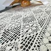 YOKIOU Table Runner Cotton 95% Woven Macrame Table Runner with