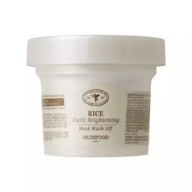 Skin Food 라이스 데일리 브라이트닝 마스크 워시오프 210g Rice Daily Brightening Wash-Off Mask 210g [Single item]