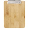 Olympia Fsc Bamboo Clipboard Menu Holder Wooden Board A4 Metal