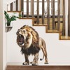 RAINBOW WSK Lifelike Lion Wall Decals Peel and Stick 3D