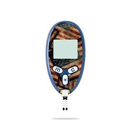 MightySkins Skin Compatible with Abbott Freestyle Lite - Vintage American | Protective, Durable, and Unique Vinyl Decal wrap Cover | Easy to Apply, Remove, and Change Styles | Made in The USA