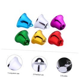 Ipetboom 20PCS Jingle Bells Delicate Christmas Hanging Decorations for Wall Door Window and Tree Ornaments Sound for Festive Atmosphere for Family