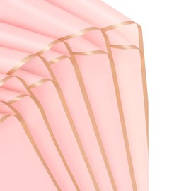 Flower Paper Pink - Pack of 24 Wrapping Paper in Pink - Waterproof Paper for Elegant Bouquets - Flower Bouquet Paper for Binding, Wrapping Flowers