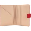 Cloe Porta Pasaporte Grande Look Troquelado Color Negro para Mujer