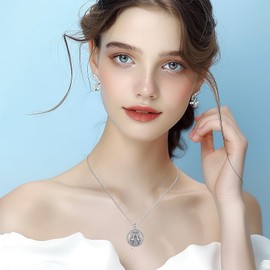 Thanches Viking Necklace Mjolnir Pendant for Men Women, 925 Sterling Silver Runes Odin Thor's Hammer Necklace Norse Viking Pagan Wicca Jewelry Charm Decor Jewelry Gifts