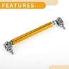 Partuto 2pcs 10cm/3.94in Car Splitter Support Rods Adjustable Front Rear