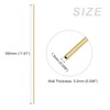 METALLIXITY Brass Pipe (1.5mm OD x 0.2mm Wall D x