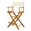 Casual Home 24" Director's Chair Honey Oak Frame-with Wheat Canvas,