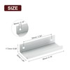 sourcing map Cabinet Finger Edge Pull, 3pcs 80mm / 3.15"