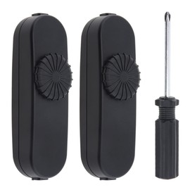 RTNLIT Inline Lamp Switch for Lamp Cord, Full Range Rotary Dimmer Switch Replacement for Table Lamp, Floor Lamp, Pendant Light, Dimmable LED, Incandescent, Halogen Bulbs