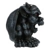 Crouching Gothic Horned Devil Chimera Gargoyle Backflow Incense Cone Burner