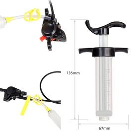 Bestgle Bicycle Brake Bleed Kit, Repair Syringe, 0.7 fl oz (20 ml), Multi-functional Bicycle Refueling Tool Set, Bicycle, Hydraulic Disc Brake, Bicycle Tool Set