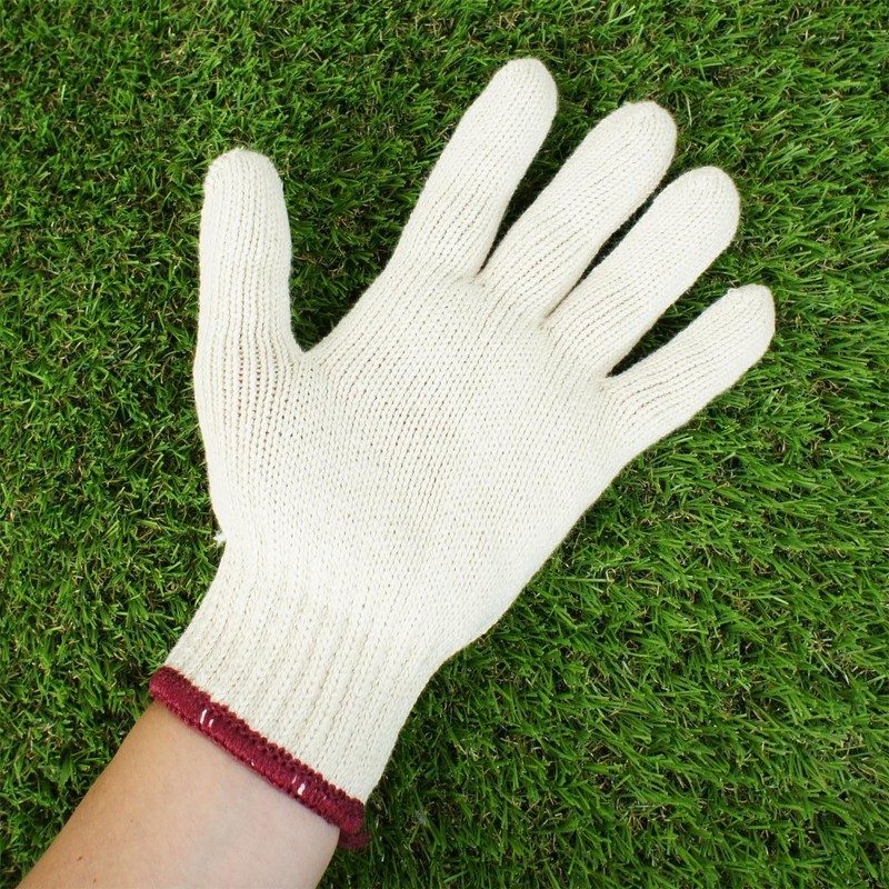 Ace Pure Cotton Work Gloves 750g 5-Thread Weave AG155 Free