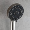 Tecmolog BS144NAF Brushed Nickel Shower Head with 5 Jet Types