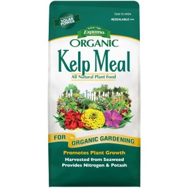 Espoma Organic Kelp Meal 1-0-2 Plant Food and Soil Conditioner; All-Natural Cold-Water Seaweed from The Atlantic Ocean with no fillers or additives. 4 lb. Bag Pack of one