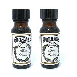 2 Pack Orleans Home Fragrance Essential Oil - Fine Linen - 1/2 FL. OZ