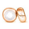 DALARAN 925 Sterling Silver Spacer Bead Charm Stopper for Women,