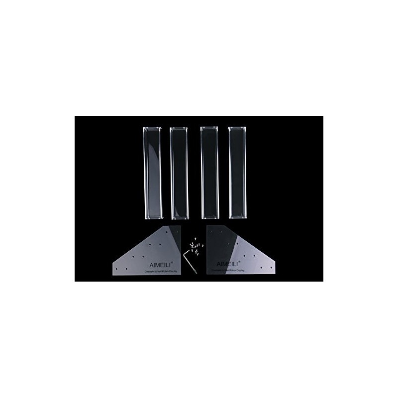 AIMEILI Acrylic Cosmetic & Nail Polish Display Stand Holder