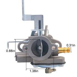 Kurihina Compatible with AV520 3hp Carburetor Kit for Tecumseh Jiffy Ice Auger Model 30 and 31 For 2-Cycle Vertical Engine Strike Master Carburetor Replace 640290 640263 631720A 631720B TV085XA